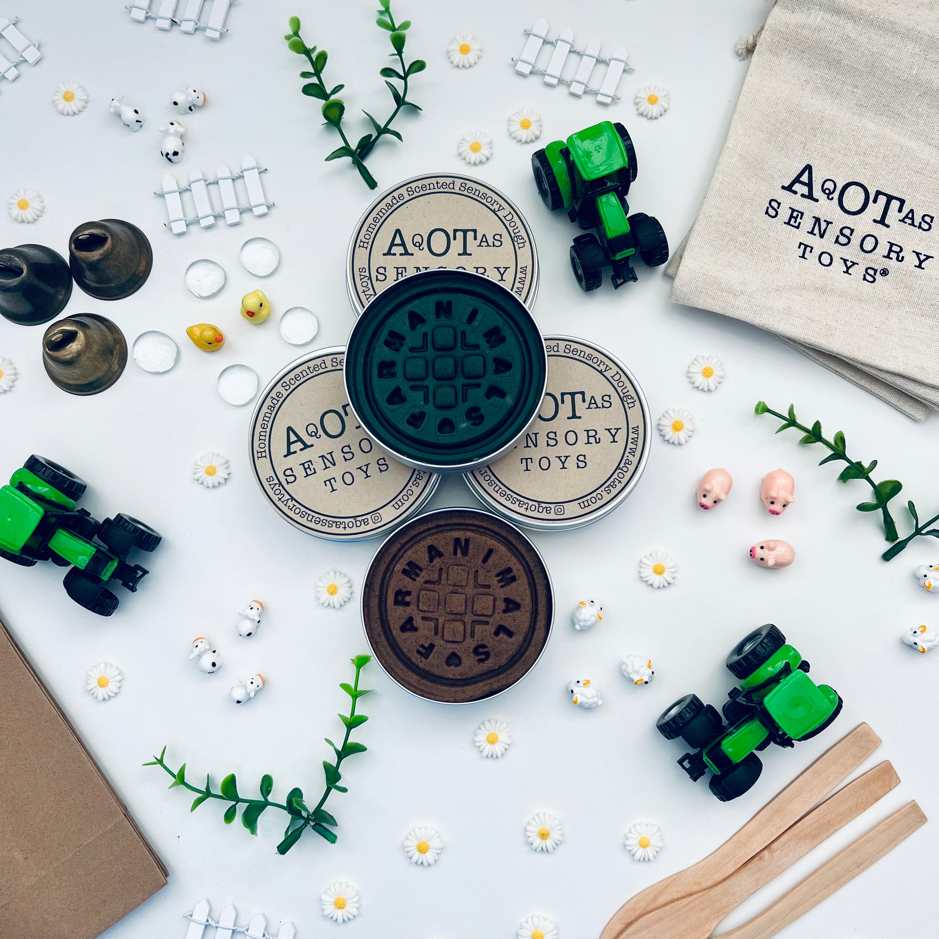 Farm animals Play Dough Fun Size Kit