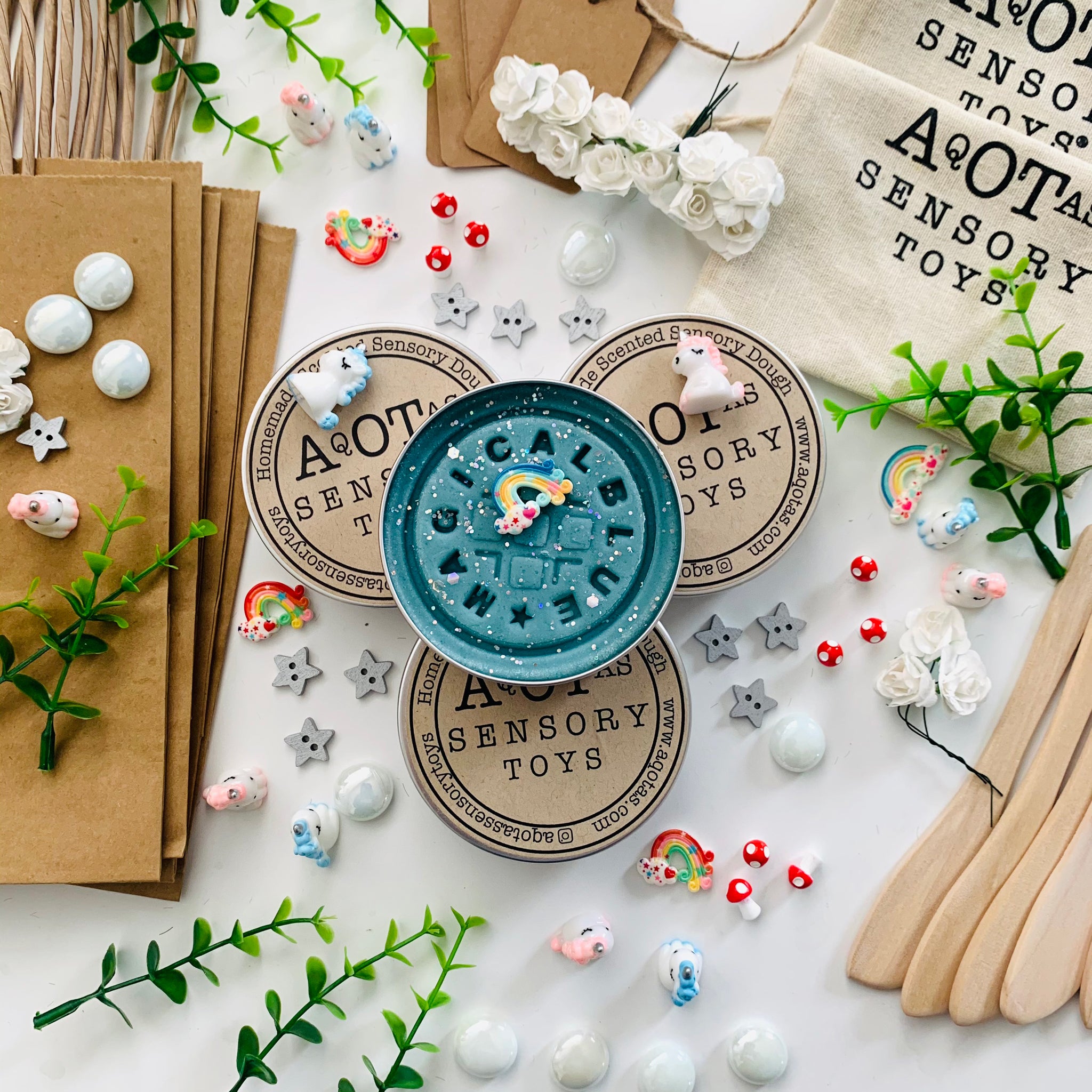 Unicorn Play Dough Fun Size Kit